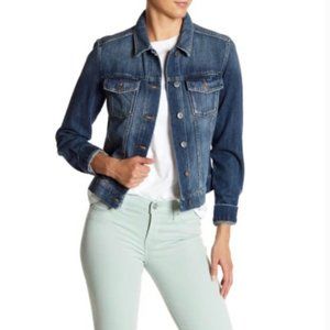 PAIGE – Aveline Distressed Denim Jacket  Size XS